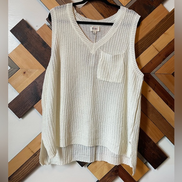 BiBi Tops - BiBi Sweater Tank Top size XL